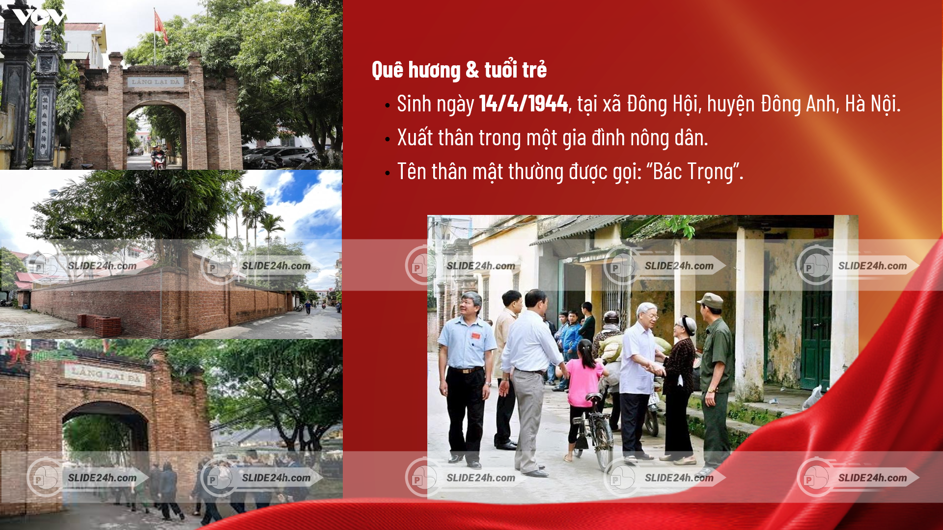quê hương và tuổi trẻ của Cố Tổng Bí thư Nguyễn Phú Trọng