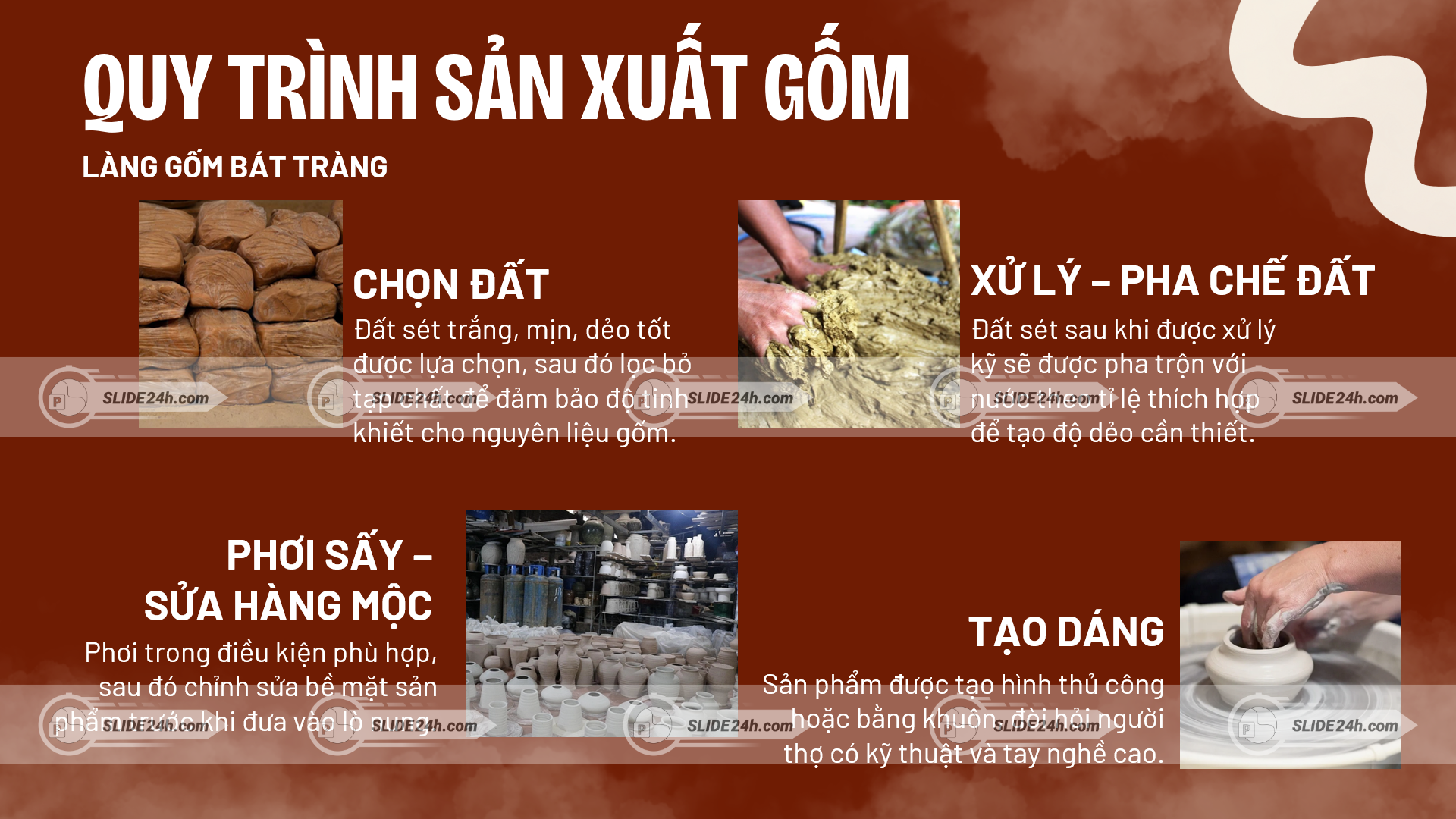 Quy trình sản xuất gốm truyền thống tại Bát Tràng