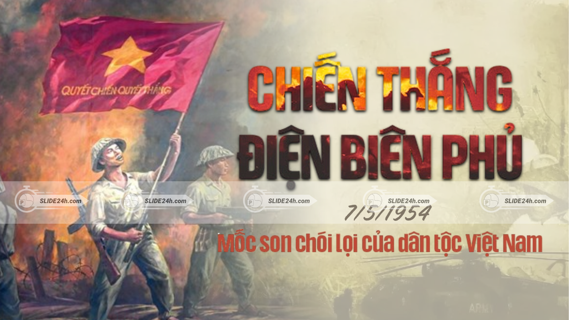 Slide chiến dịch Điện Biên Phủ