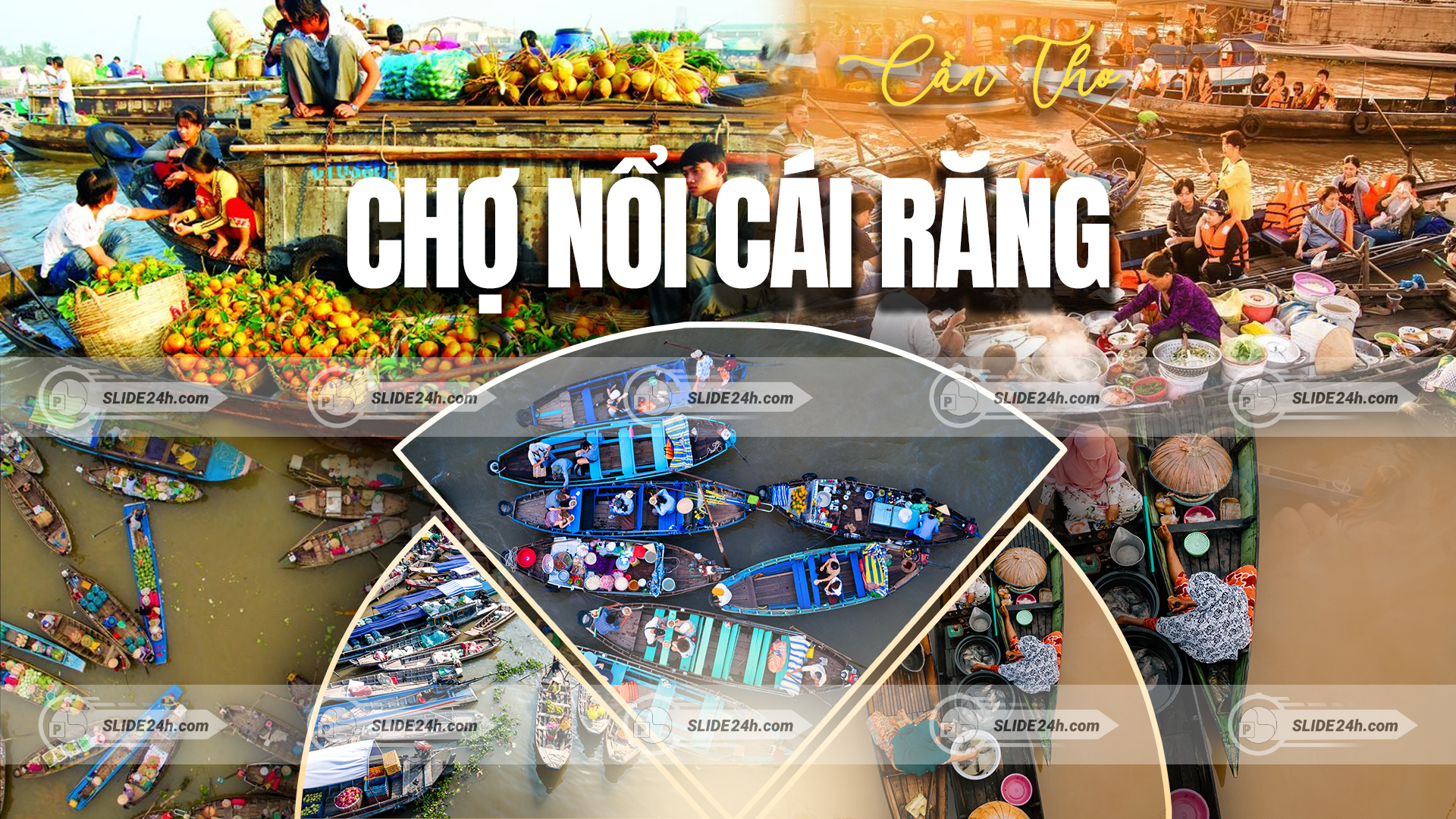Slide Chợ nổi Cái Răng
