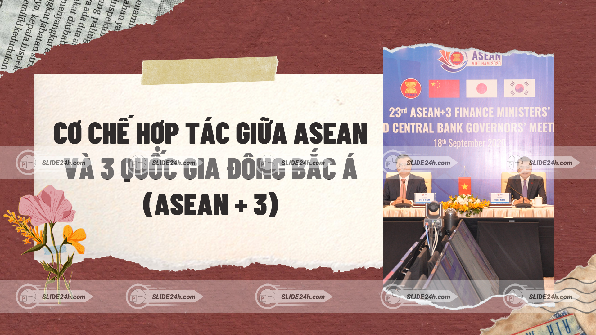 Slide Cơ chế hợp tác ASEAN+3