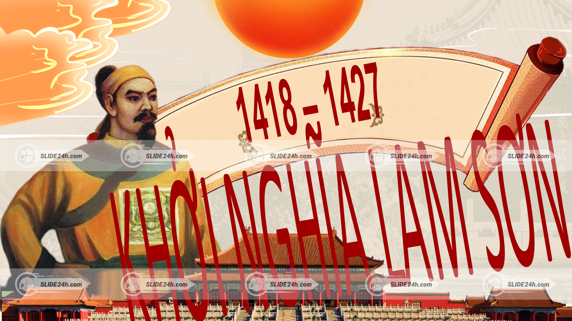 Slide Khởi nghĩa Lam Sơn