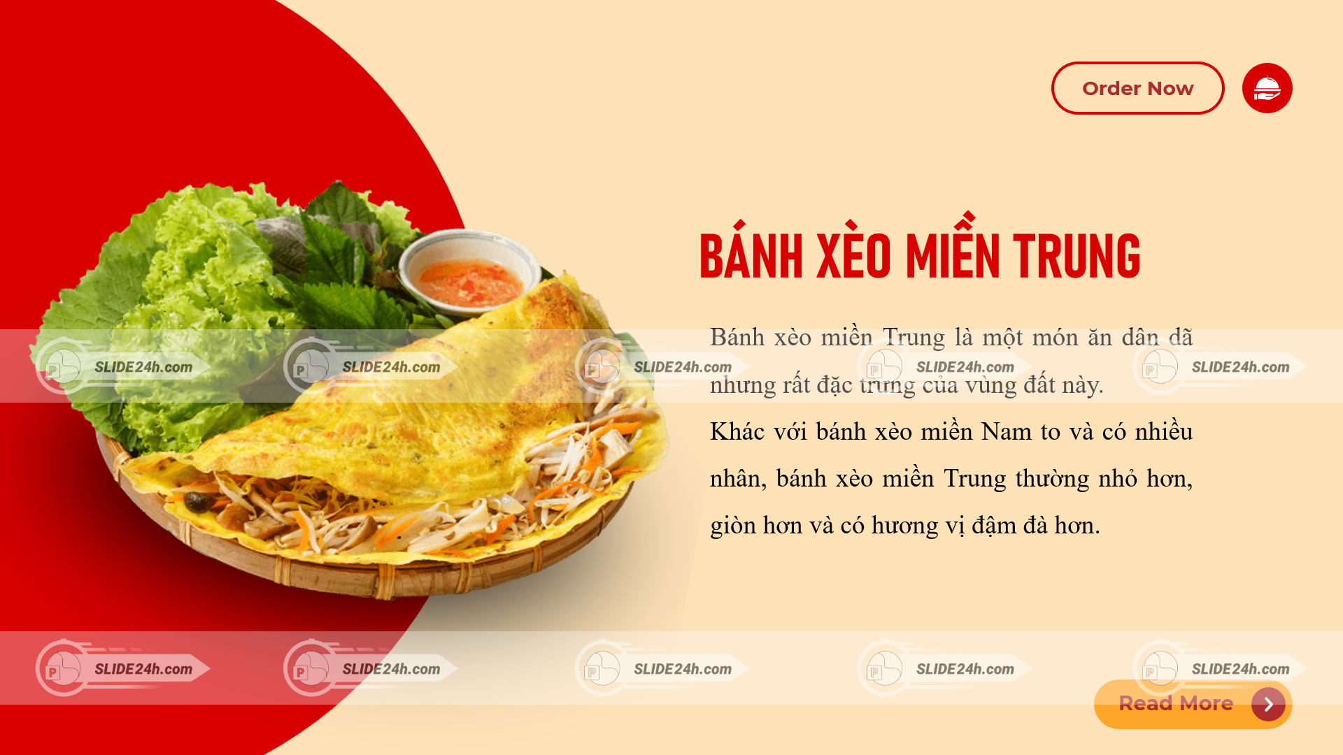 Sơ nét về bánh xèo miền Trung 
