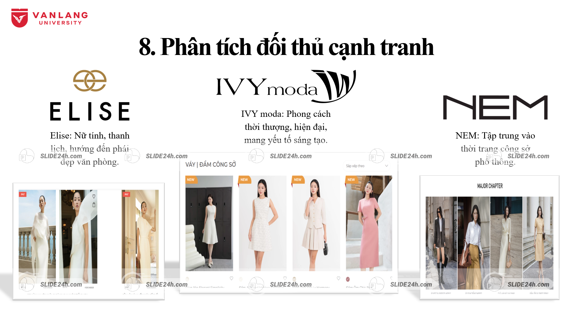 Sự khác biệt và lợi thế của IVY moda so với đối thủ