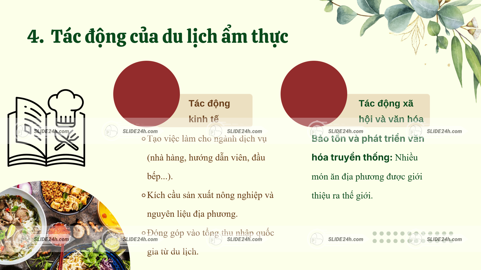 Tác động của du lịch ẩm thực