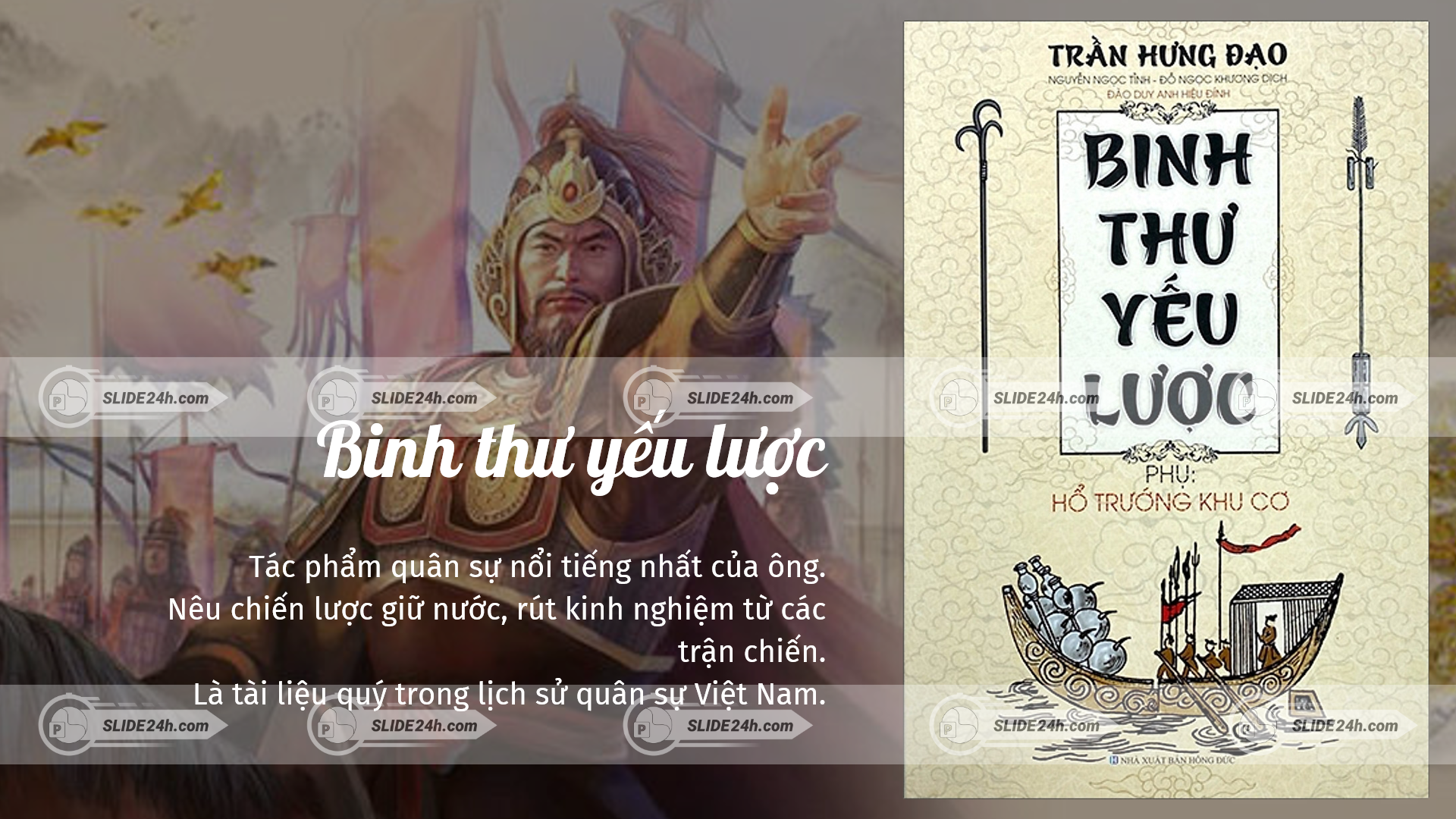 Tác phẩm quân sự nổi tiếng "Binh thư yếu lược"