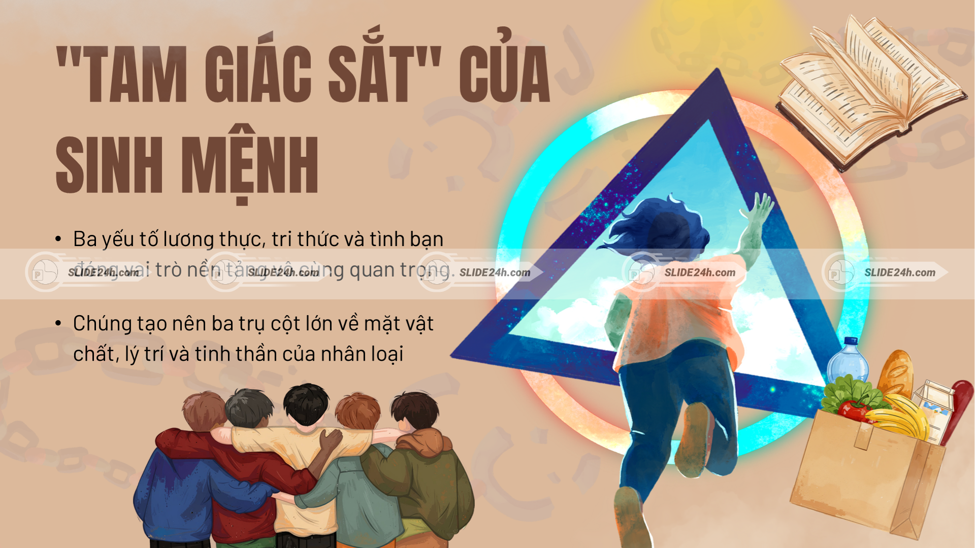 “Tam giác sắt” nâng đỡ đời sống con người.