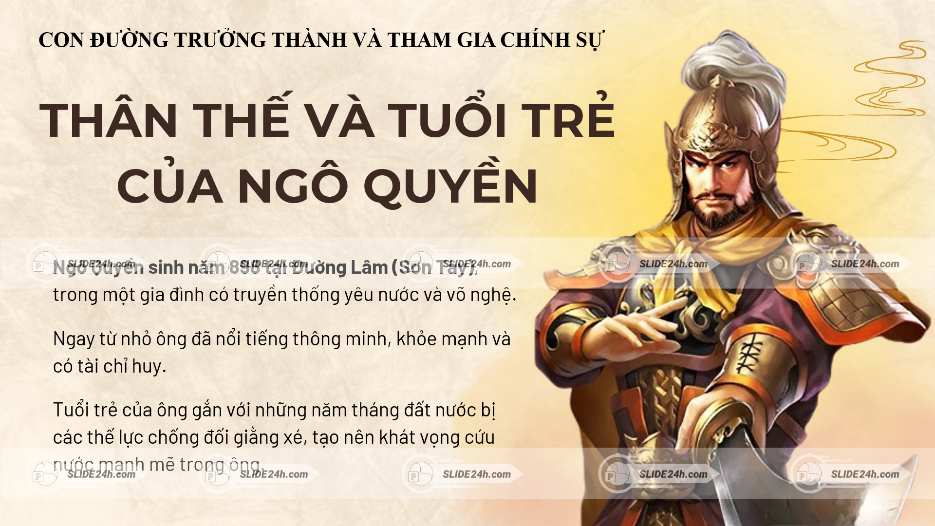Thân thế và tuổi trẻ của vua Ngô Quyền