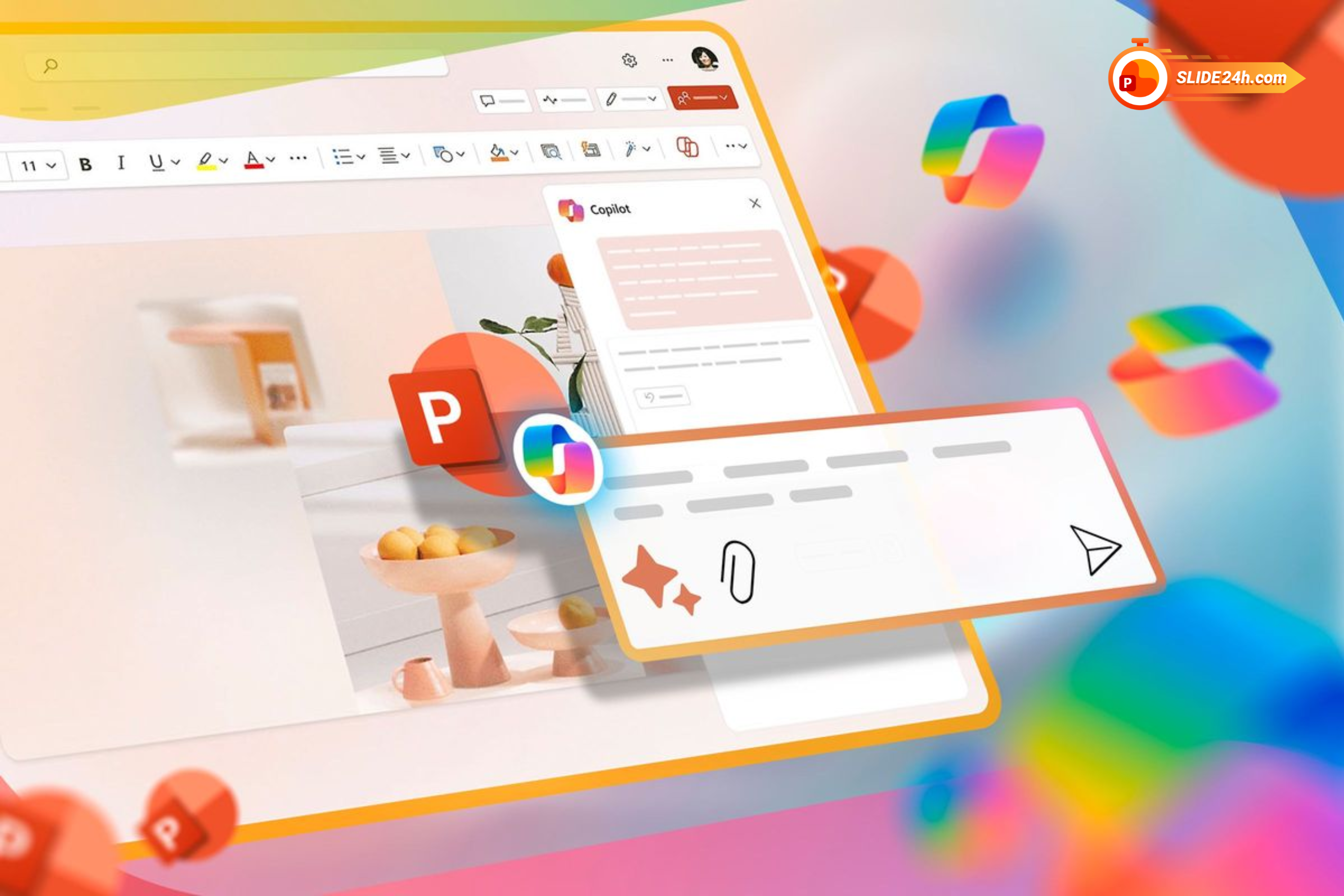 Thiết kế slide phù hợp khi thuyết trình online