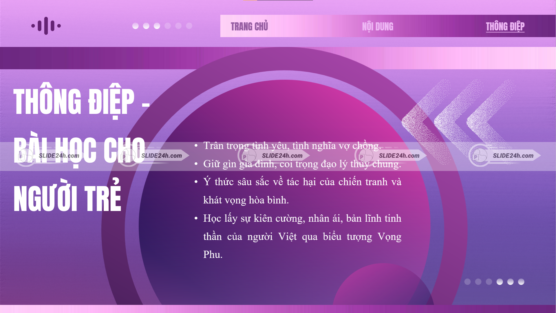thông điệp bài học hòn vọng phu về tình yêu thủy chung và khát vọng hòa bình