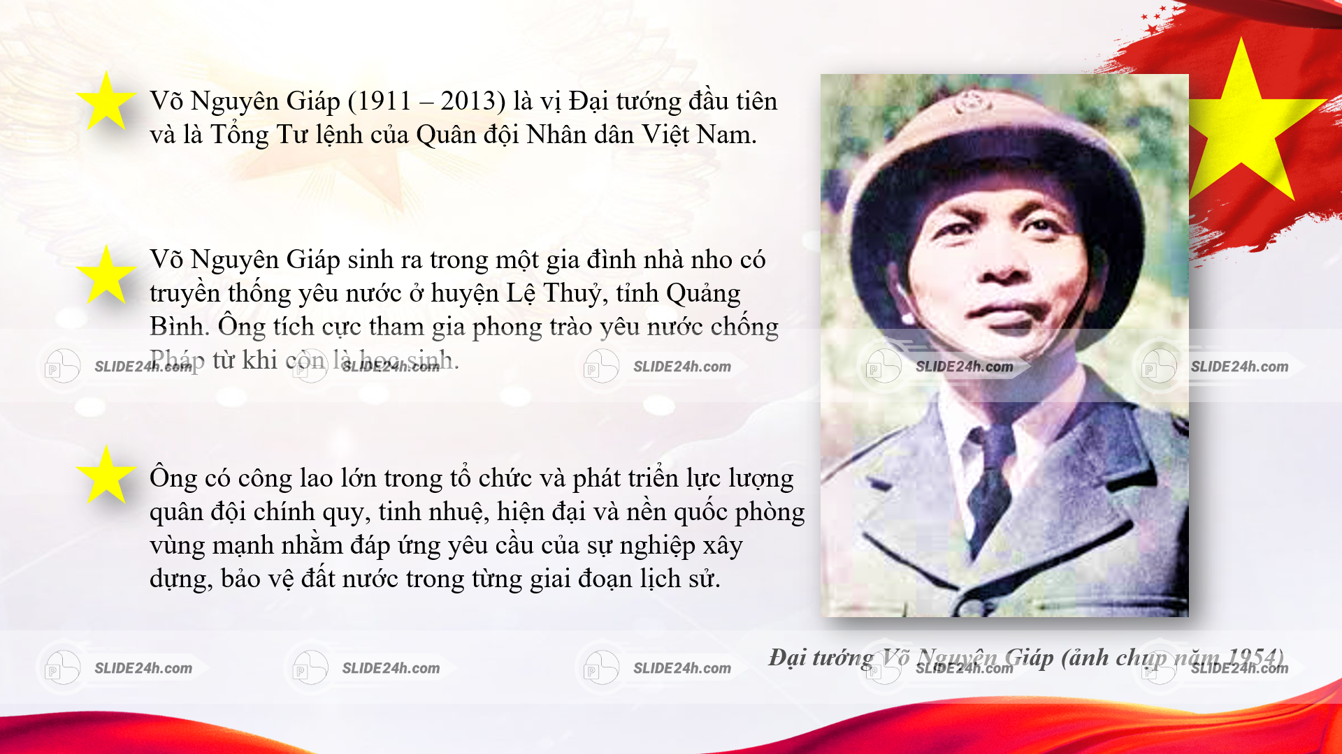 Tiểu sử của Đại tướng Võ Nguyên Giáp