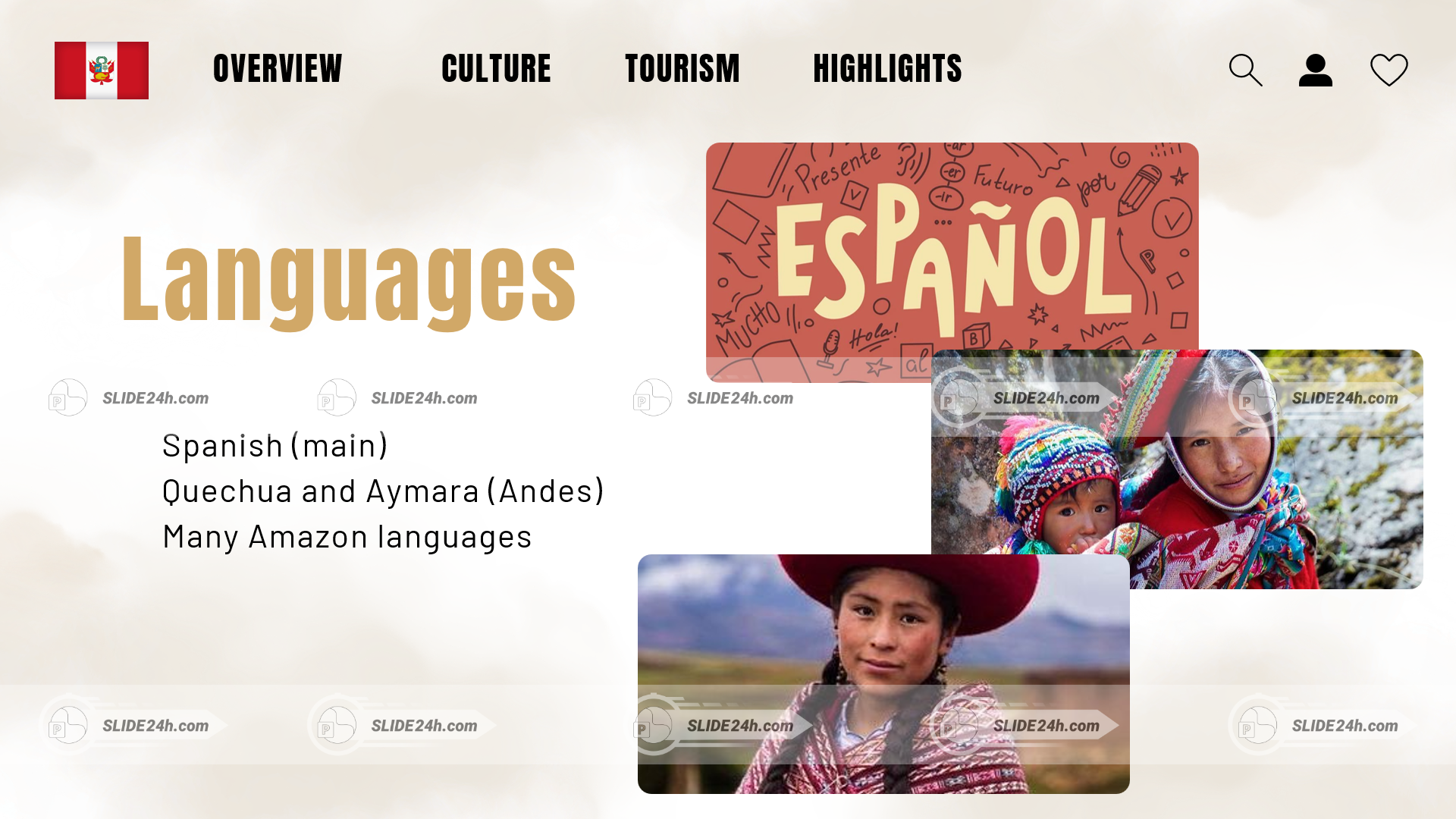Tìm hiểu ngôn ngữ Peru