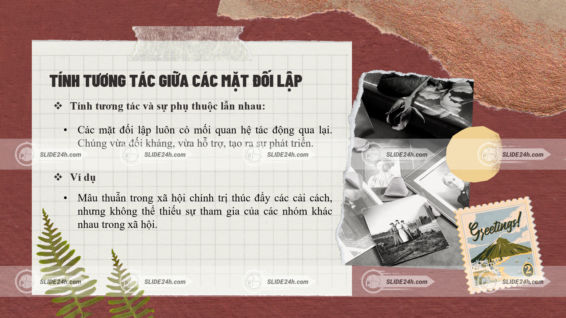Tính tương tác giữa các mặt đối lập