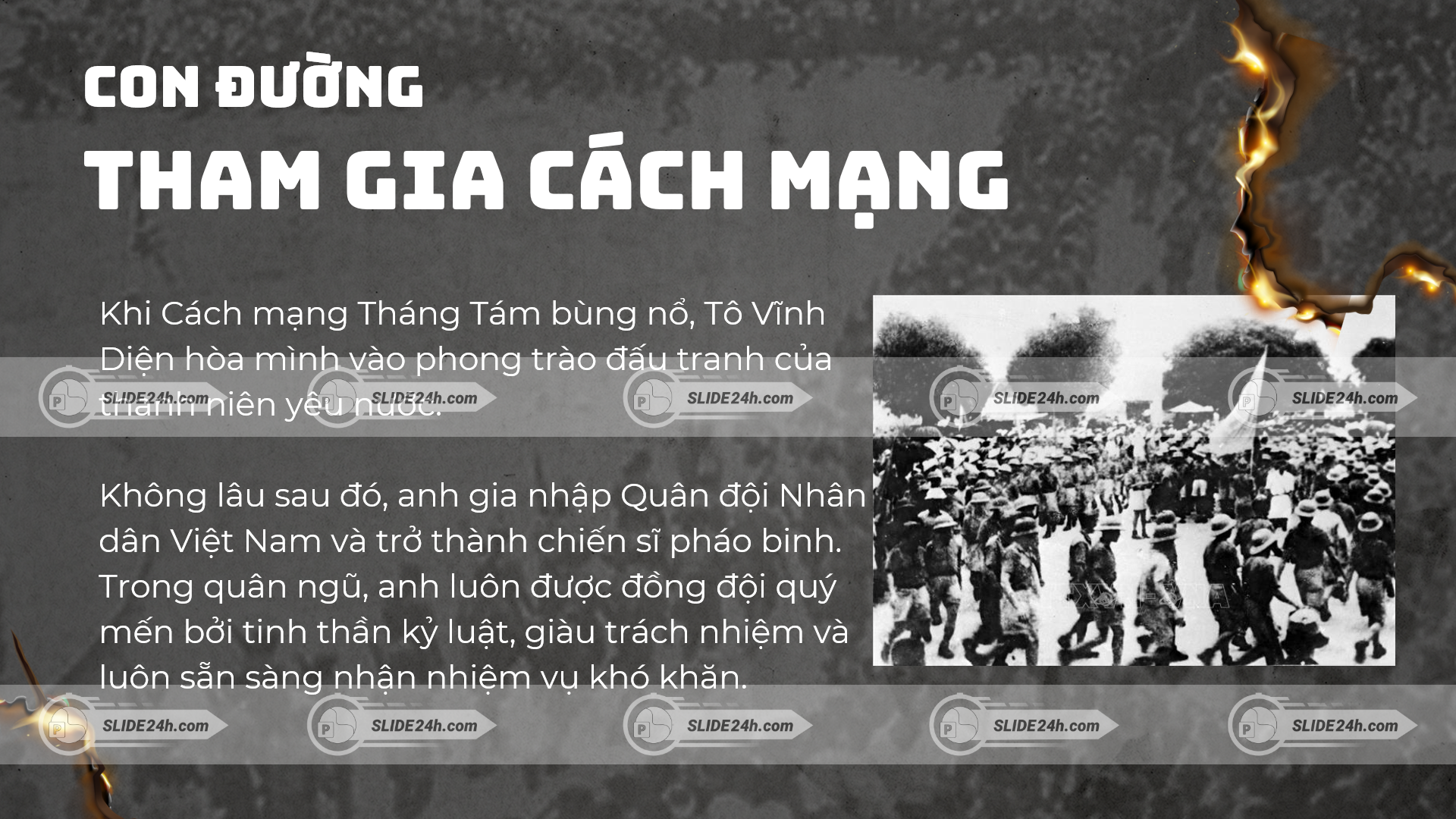 Tô Vĩnh Diện tham gia cách mạng