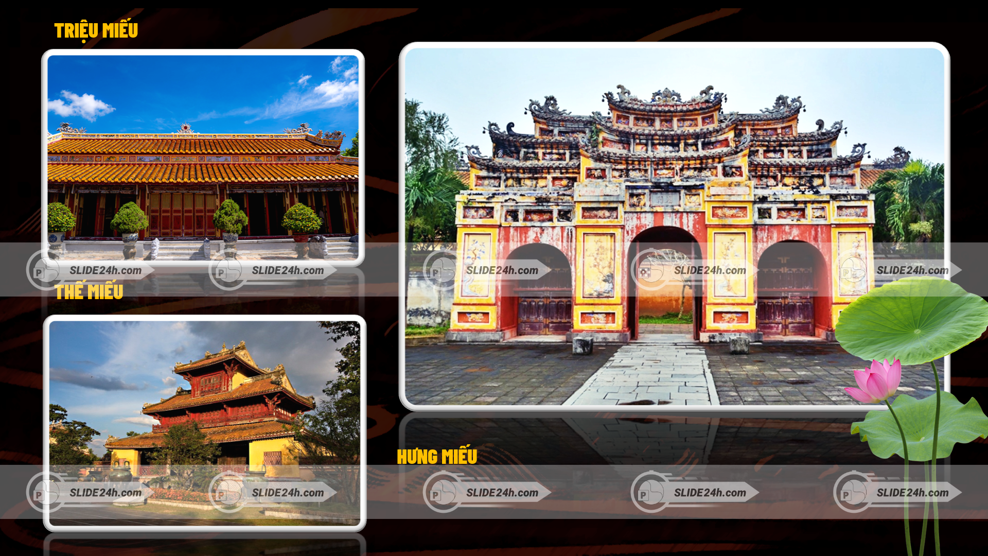 Triệu Miếu, Thế Miếu và Hưng Miếu