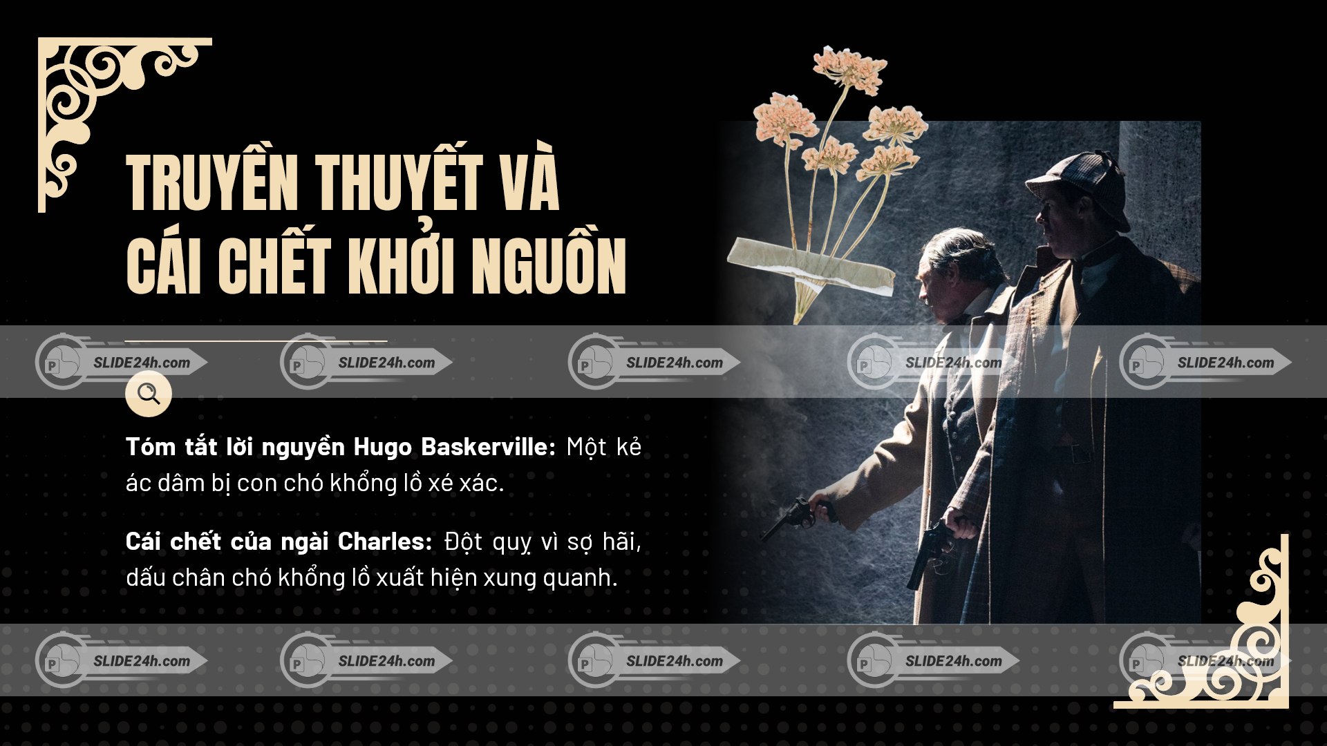 truyền thuyết và cái chết khởi nguồn trong con chó nhà họ baskerville