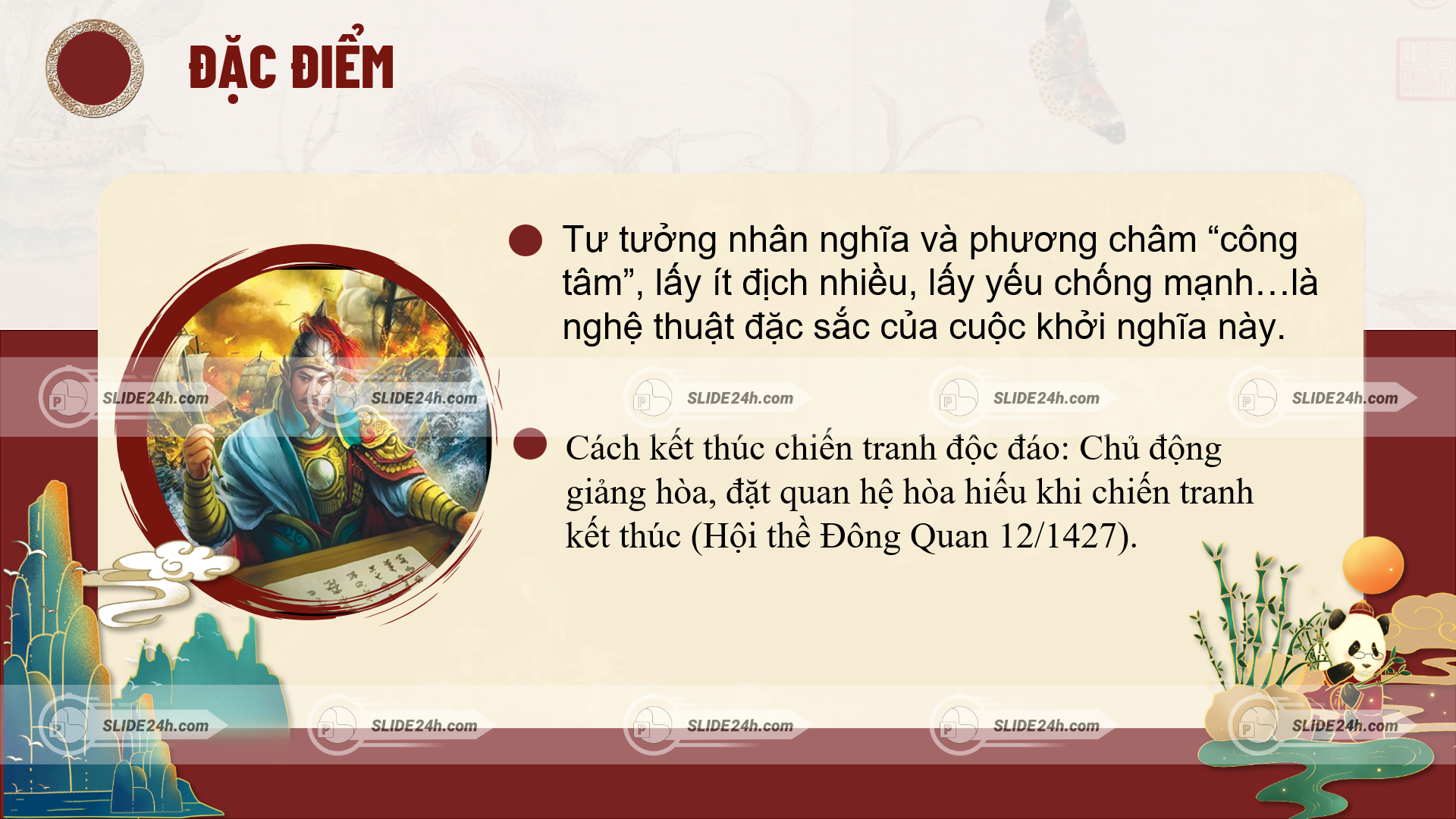Tư tưởng nhân nghĩa là nghệ thuật đặc sắc của cuộc khởi nghĩa 