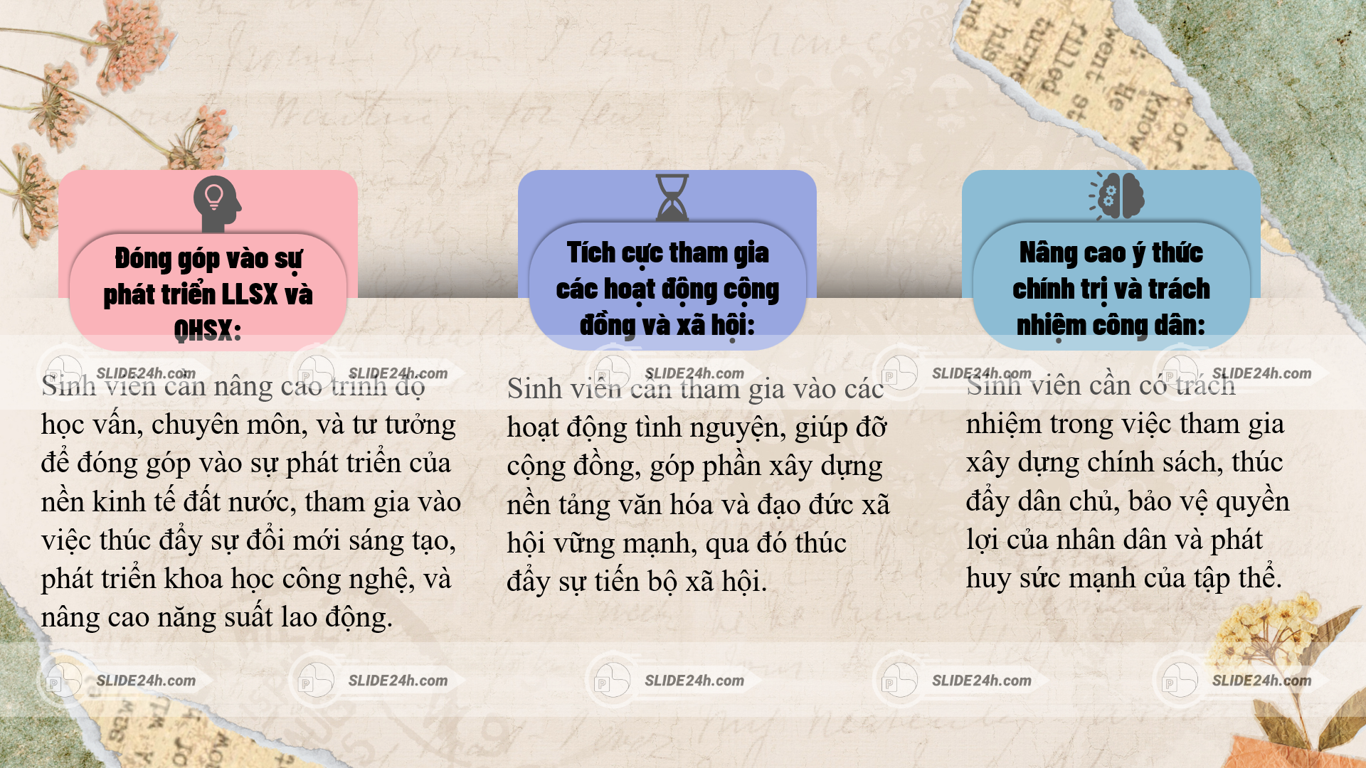 Vai trò của sinh viên
