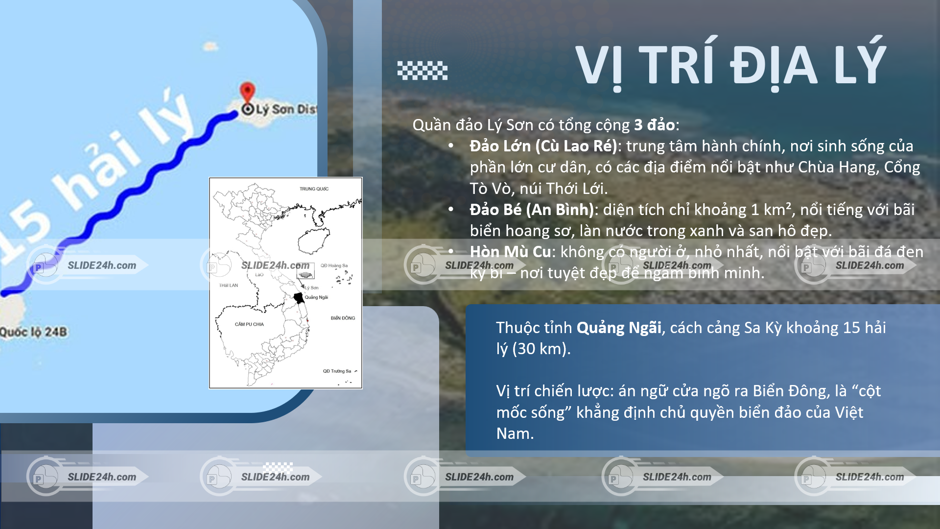 vị trí địa lý đảo lý sơn