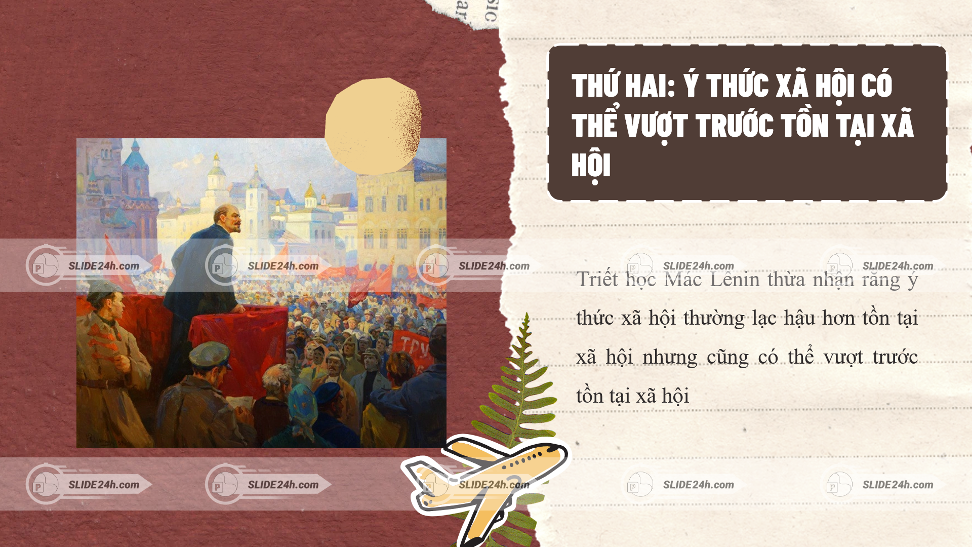 Ý thức xã hội có thể vượt trước tồn tại xã hội